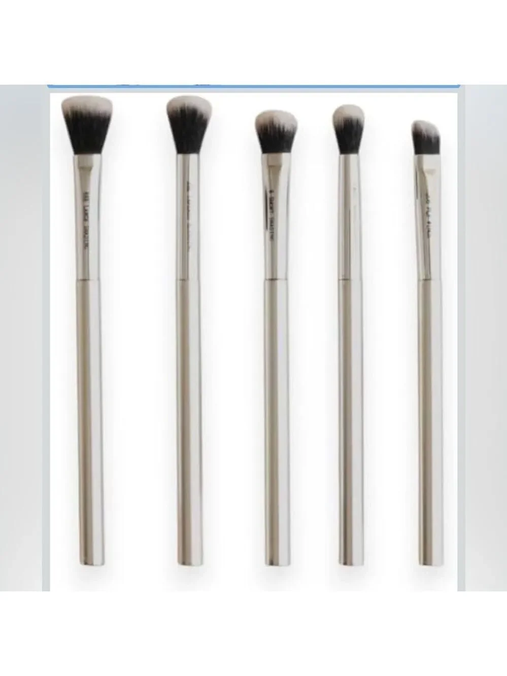 F.A.R.A.H Silver Makeup Eye Perfection Brush Set